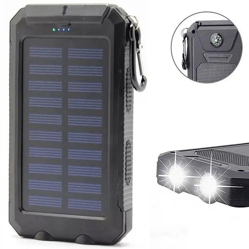 2023 Fluid Solar Power Bank 9000000mAh Portable External Battery Charger US