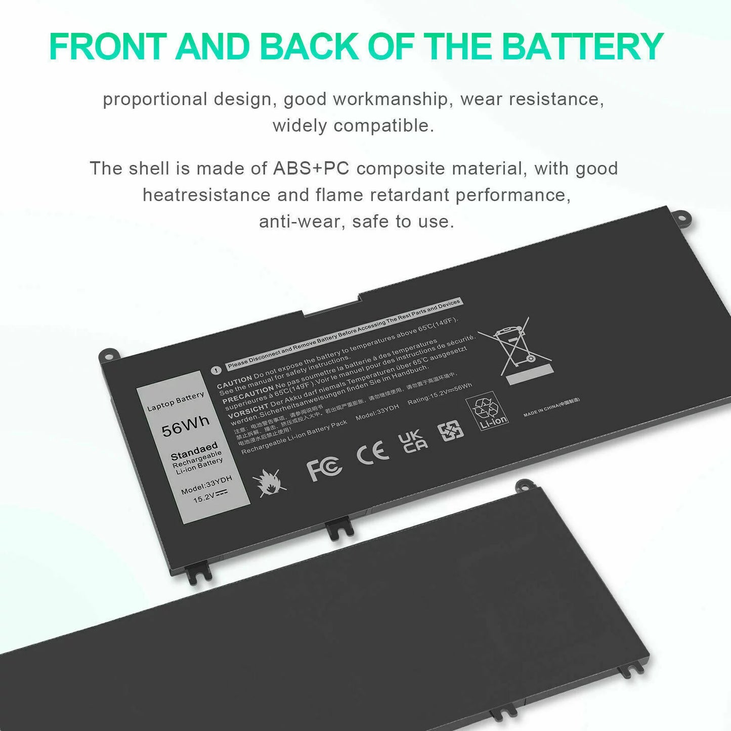 33YDH PVHT1 Mobile pc Battery for (G3 G5 G7) 15 3579 5587 7588/17 3779