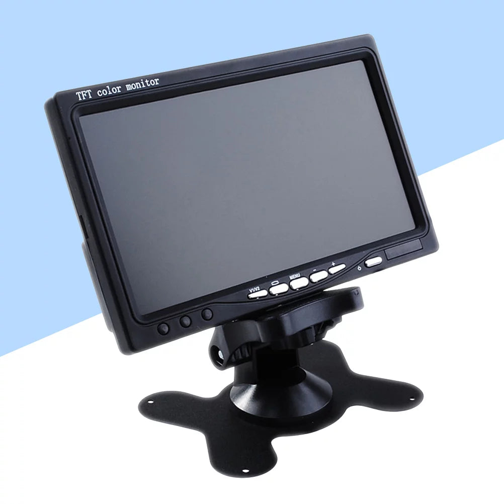 7" Tft Lcd Backlight Color Mirror Monitor For Car Reverse Rear View Backup Camera Car Dvd Serveillance Camera (Black)