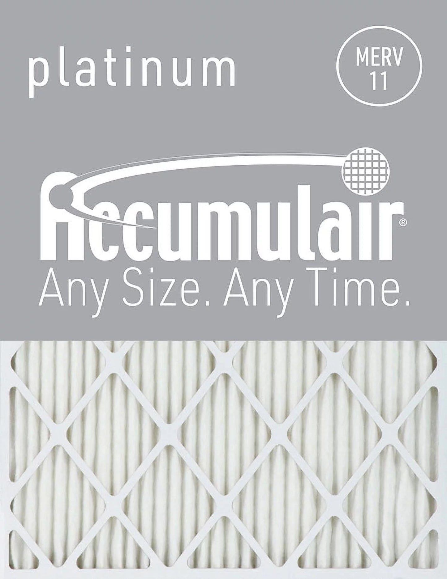 Accumulair Platinum 20x25x6 MERV 11 Air Filters (6 Pack)