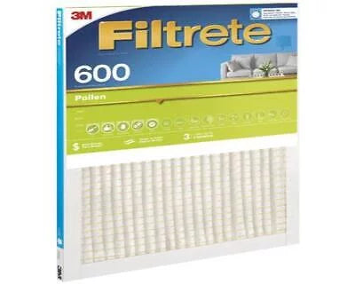 3M Filtrete 15 in. W X 20 in. H X 1 in. D Fiberglass 7 MERV Pleated Air Filter (Pack of 6)