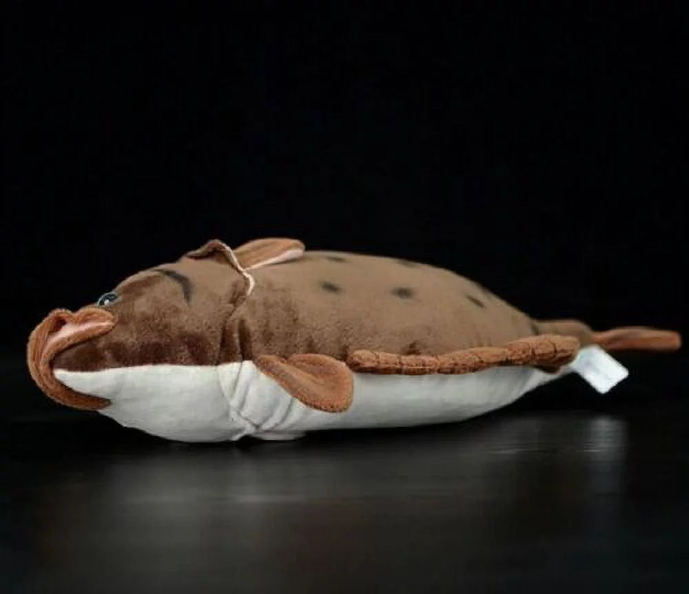 40cm Ocean Brown Flounder Fish Plush Toy Stuffed Sea Animal Soft Doll Kids Gift