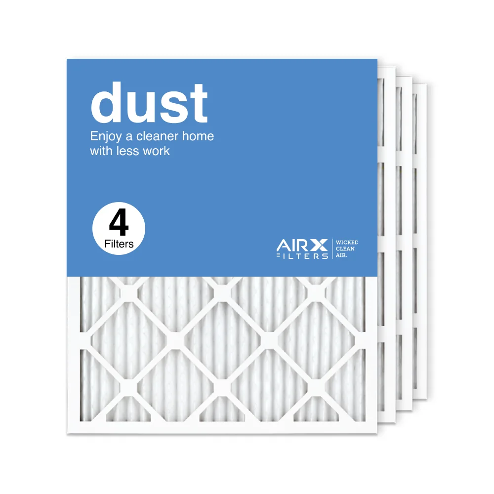 AIRx Filters 20x24x1 Air Filter MERV 8 Pleated HVAC AC Furnace Air Filter, Dust 4-Pack Made in the USA