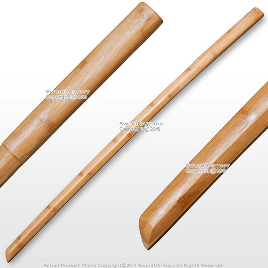 40" Lightweight Compressed Bamboo Bokken Bokuto Kendo Practice Katana Training Sword Daito