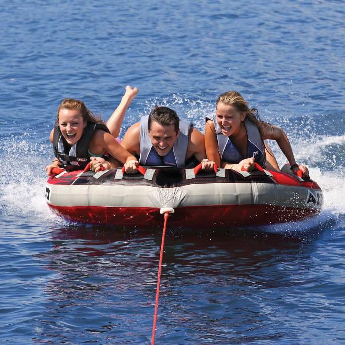 Airhead G-Force 3, 1-3 Rider Towable Tube for Boating