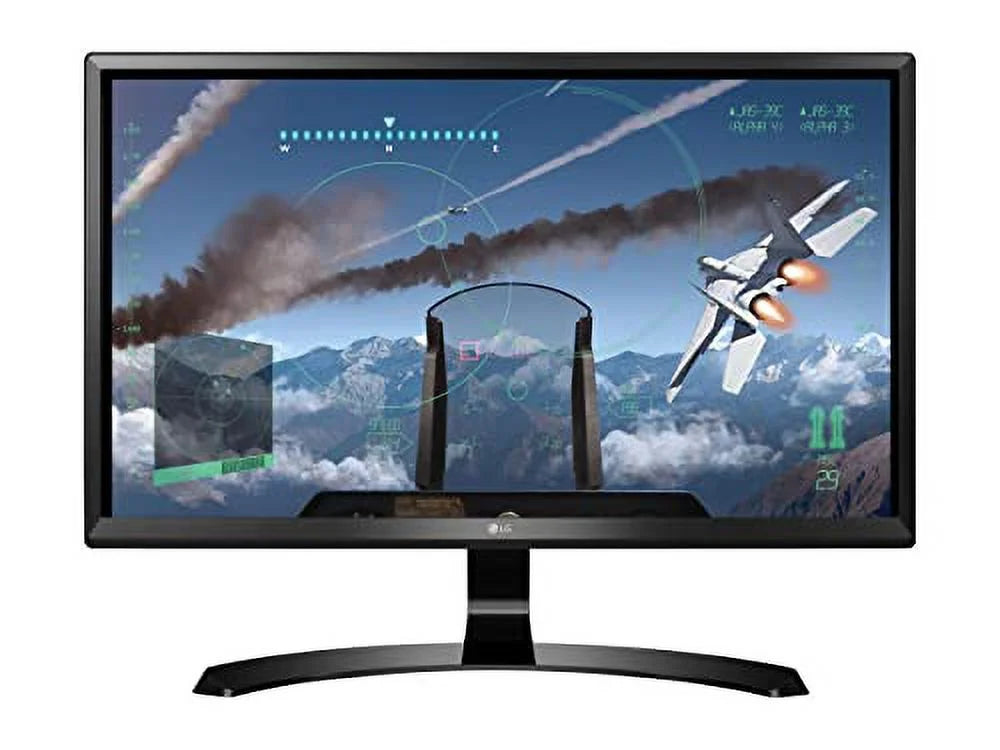 24UD58-B Monitor 24" 4K Ultrafine (3840 x 2160) IPS Display, FreeSync, Display Control, Display Split 2.0, Game Mode, Black Stabilizer - Black