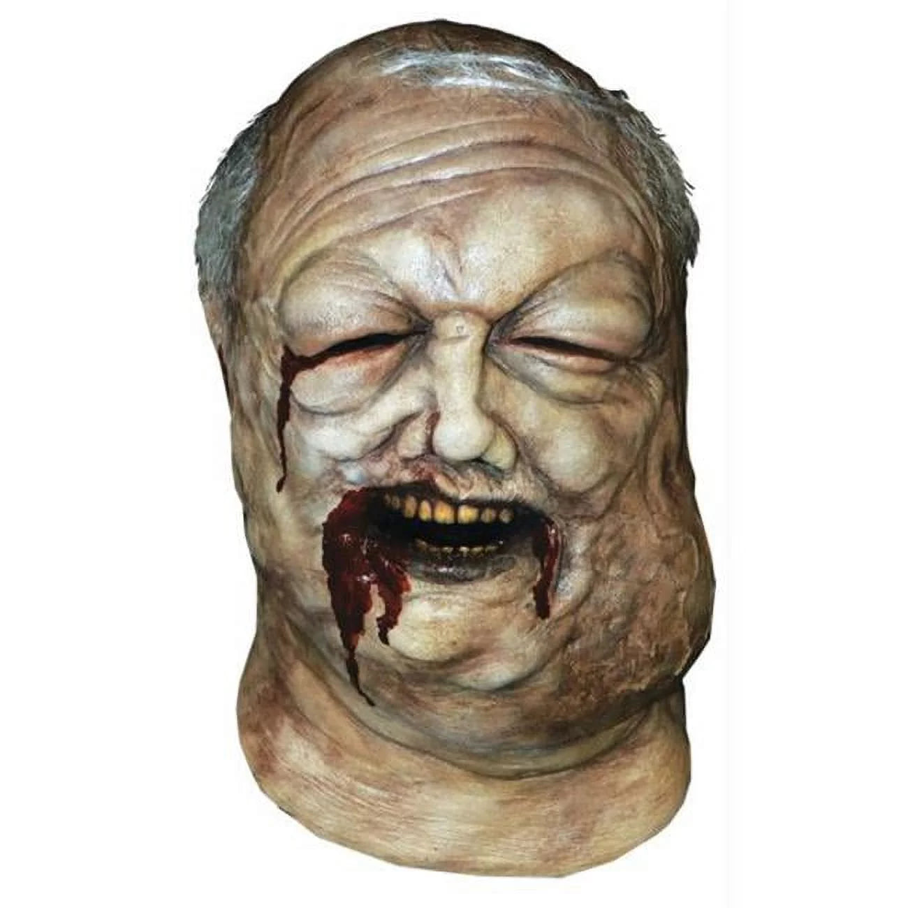 AMC The Walking Dead Well Walker Zombie Full Head Mask, Off-White, One-Size