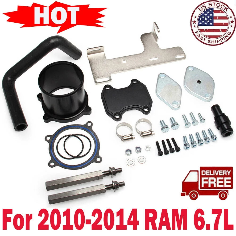 6.7L Cummins Diesel Complete EGR Exhaust Valve Cooler Fit for 2010 - 2014 Dodge RAM 2500 3500