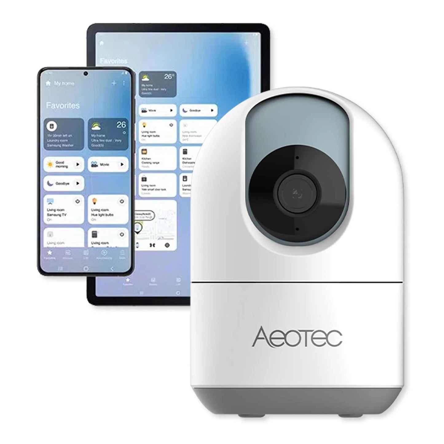 Aeotec GP-AEOCAMUS Cam 360 HD Wi-Fi Indoor Camera