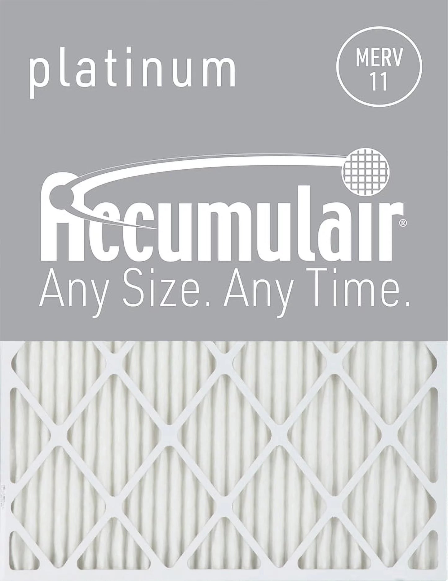 Accumulair Platinum 20x25x6 MERV 11 Air Filters (6 Pack)