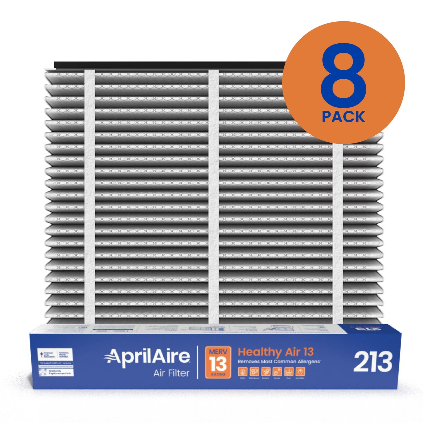 Aprilaire Filter #213 for Models 1210, 2210, 3210 and 4200 --- 8 Pack