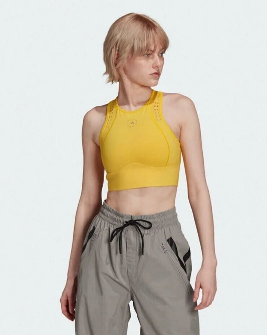 Adidas by Stella McCartney TruePurpose Crop Top Yellow B4HP $120