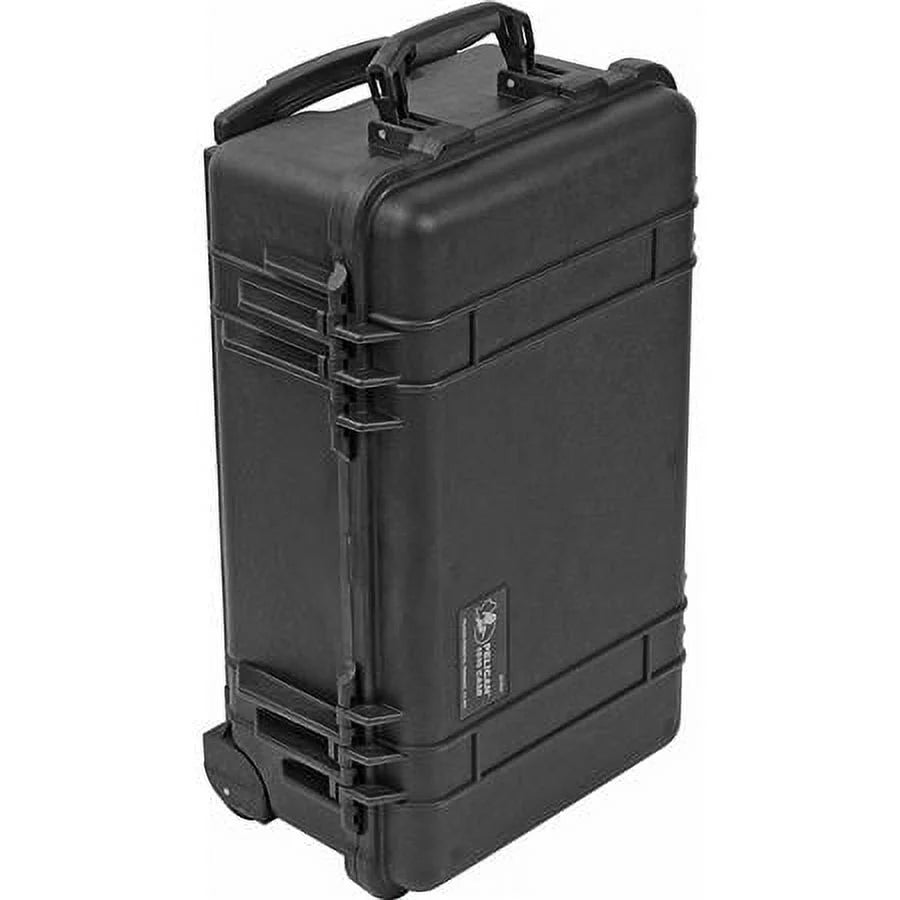 1510LOC TSA Portable computer Overnight Liquid Hard Case with Wheels, Black