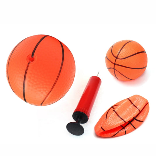 3 Pieces Mini Basketball Mini Basketballs Set, Inflatable Basketball Toys with Inflation Pump, for Beach Pool Sports Game Party Supplies, Child Gifts