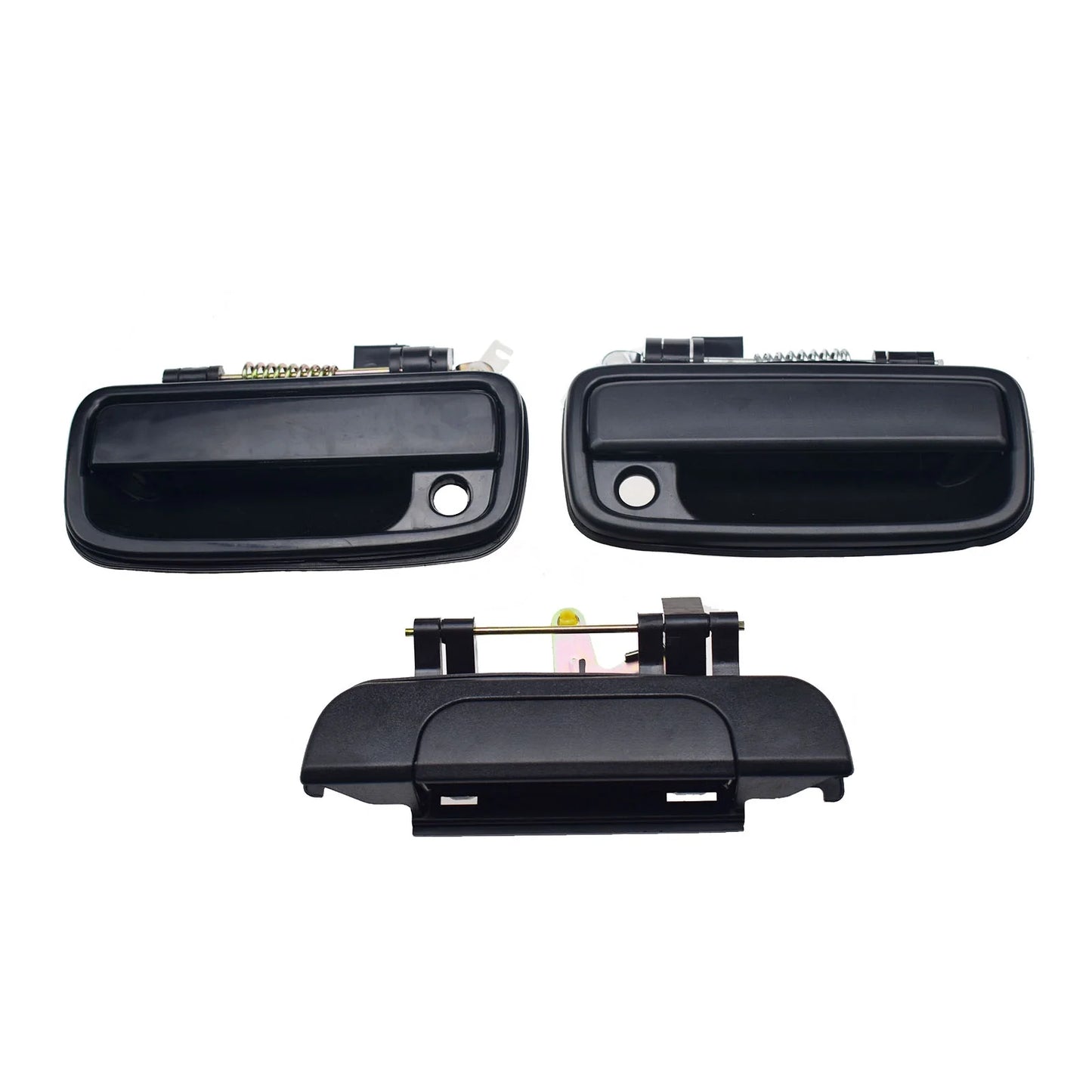 3Pcs Tailgate & Exterior Front Door Handle Kit for 1995-04 Toyota Tacoma Pickup