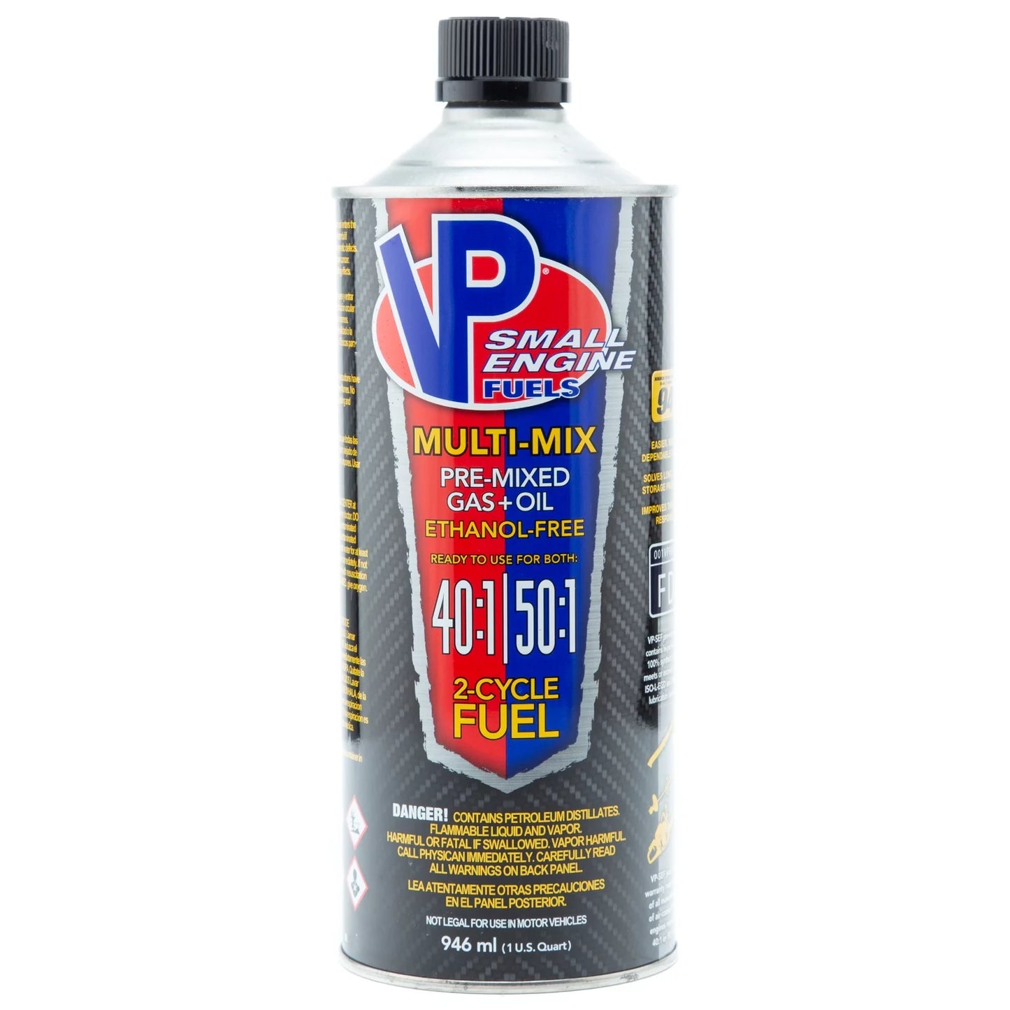 8Pc VP Racing Fuels VP Small Engine Fuels 32 Oz. 40:1/50:1 Ethanol-Free Multi-Mix Gas & Oil Pre-Mix