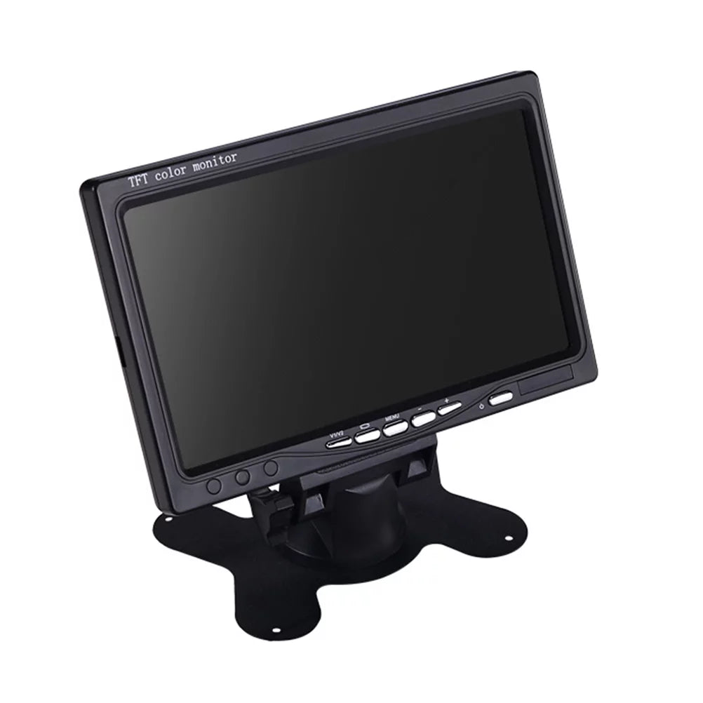 7" Tft Lcd Backlight Color Mirror Monitor For Car Reverse Rear View Backup Camera Car Dvd Serveillance Camera (Black)