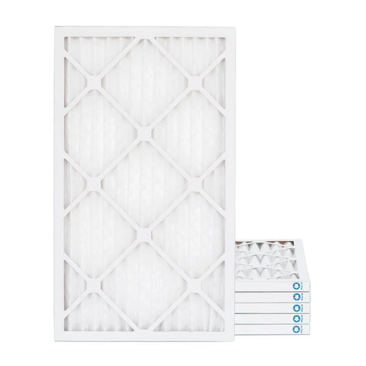 12x20x1 MERV 11, MPR 1000 Pleated AC Furnace 1" Air Filters by Pamlico. Quantity 6. Actual Size: 11-1/2 x 19-1/2 x 3/4