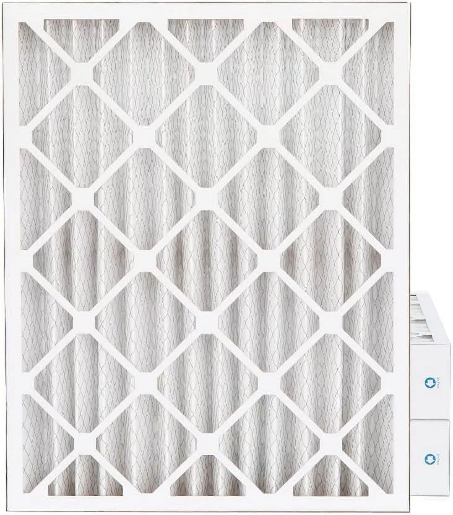 20X24x4 MERV 11, MPR 1000 Pleated Furne 4" Air Filters By Pamlico. 3 Pk. Size: 19-3/8 X 23-3/8 X 3-3/4