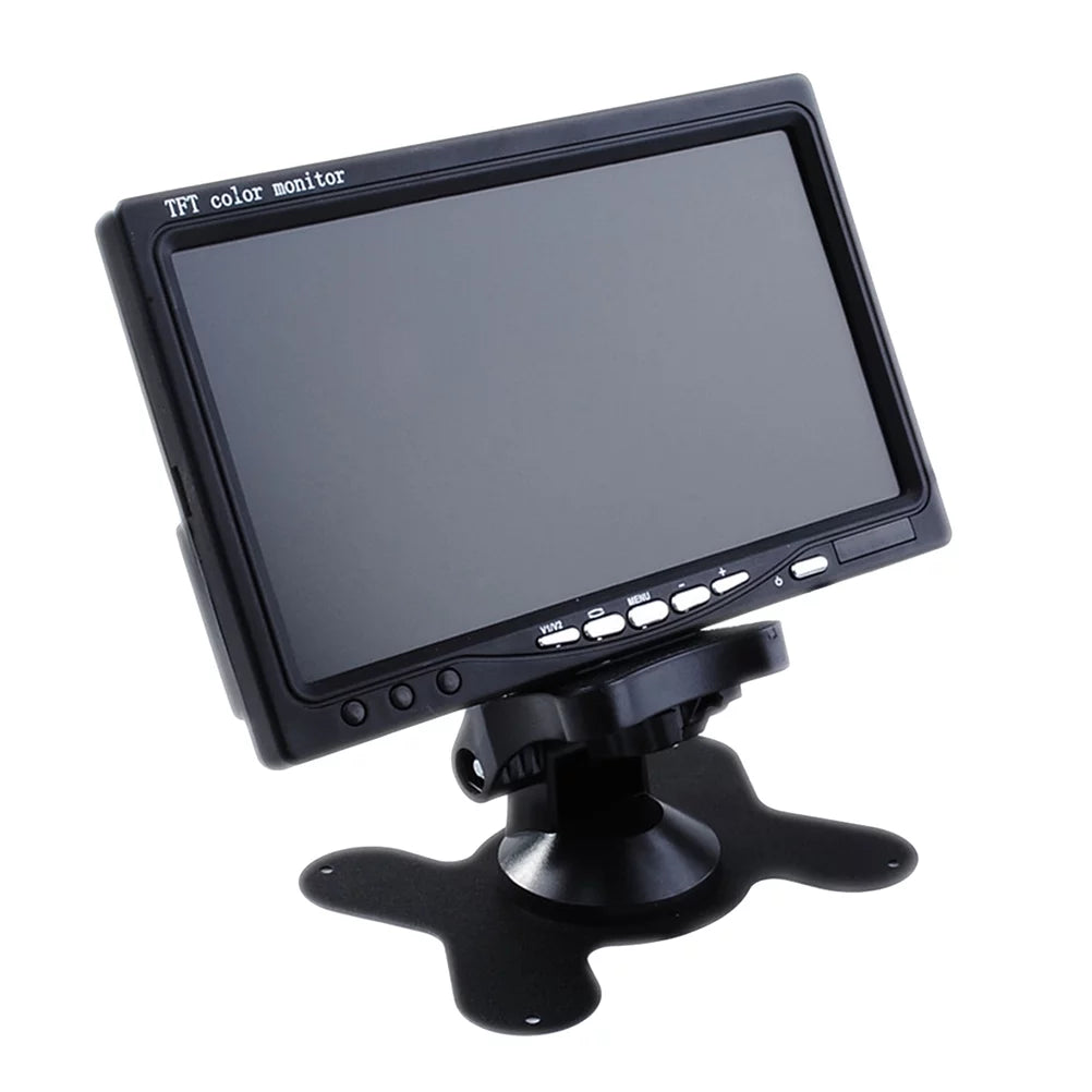 7" Tft Lcd Backlight Color Mirror Monitor For Car Reverse Rear View Backup Camera Car Dvd Serveillance Camera (Black)