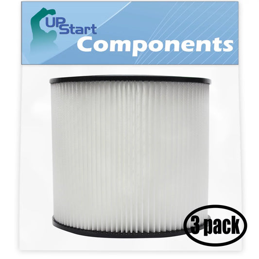 3-Pack Replacement for Shop-Vac 975-63-11 Vacuum Cartridge Filter - Compatible with Shop-Vac 90304 Cartridge Filter