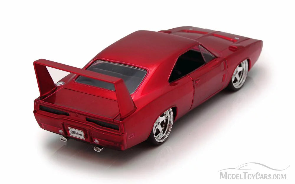 1969 Dodge Charger Daytona Red "Fast & Furious 7" (2015) Movie 1/24 Diecast Model Car by Jada