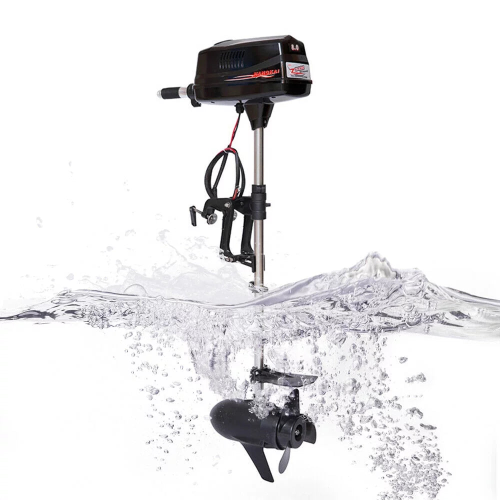 48V Electric Fishing Boat Engine 2200W Brushless Outboard Trolling Motor CE