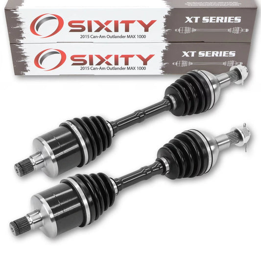 2 pc Sixity XT Rear Left Right Axle compatible with Can-Am Outlander MAX 1000 2015 - EFI STD LTD 4X4