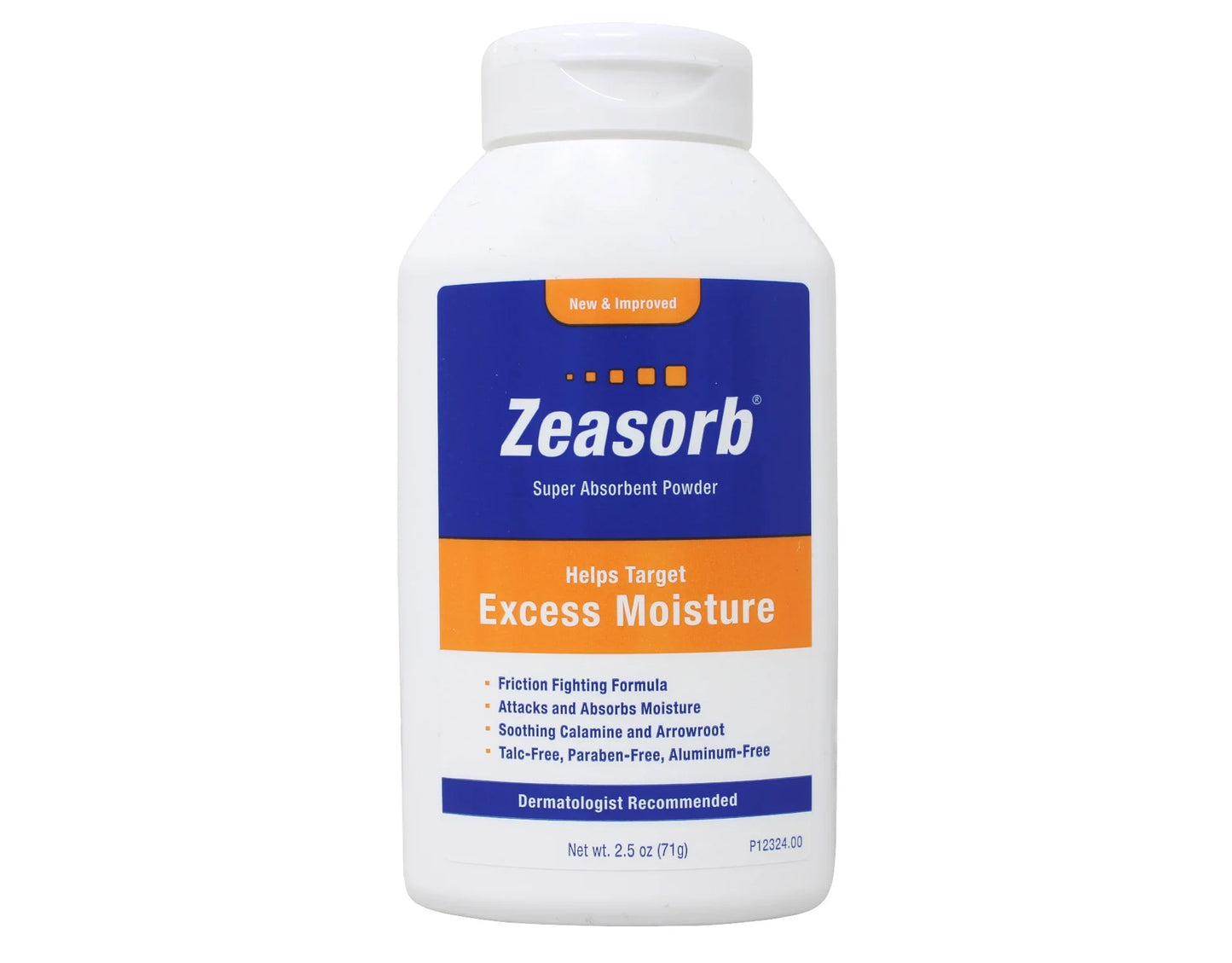 6 Pack - Zeasorb Prevention Super Absorbent Powder 2.5-Ounce Bottle Each