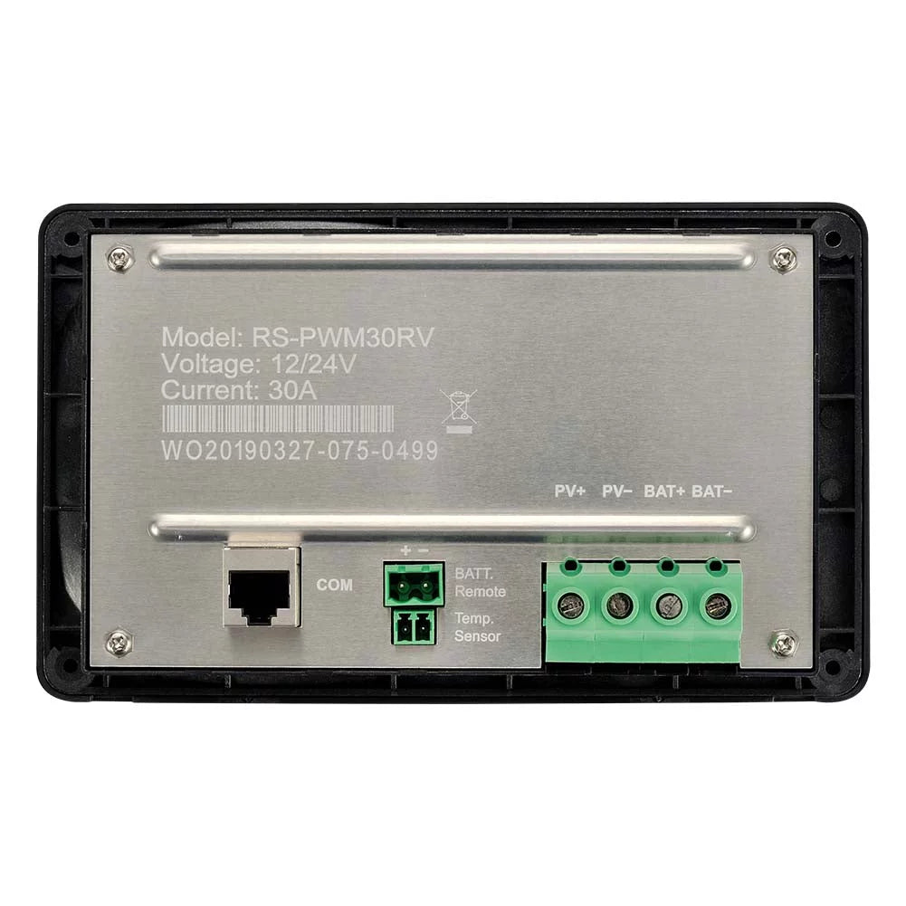 30 Amp Solar Charge Controller Flush Mount