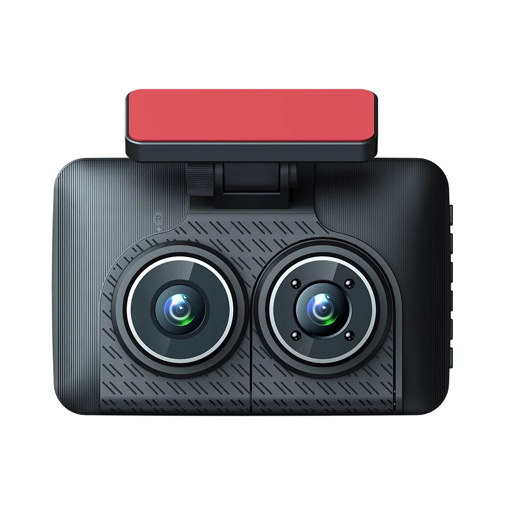 Andoer Dash Cam Front and Rear Inside 3 Cameras 1080+720+480P 4in Car Rearview Mirror Car Video Recording Camcorder Night Vision Car Camera Recorder Auto Safety Driving Recorder