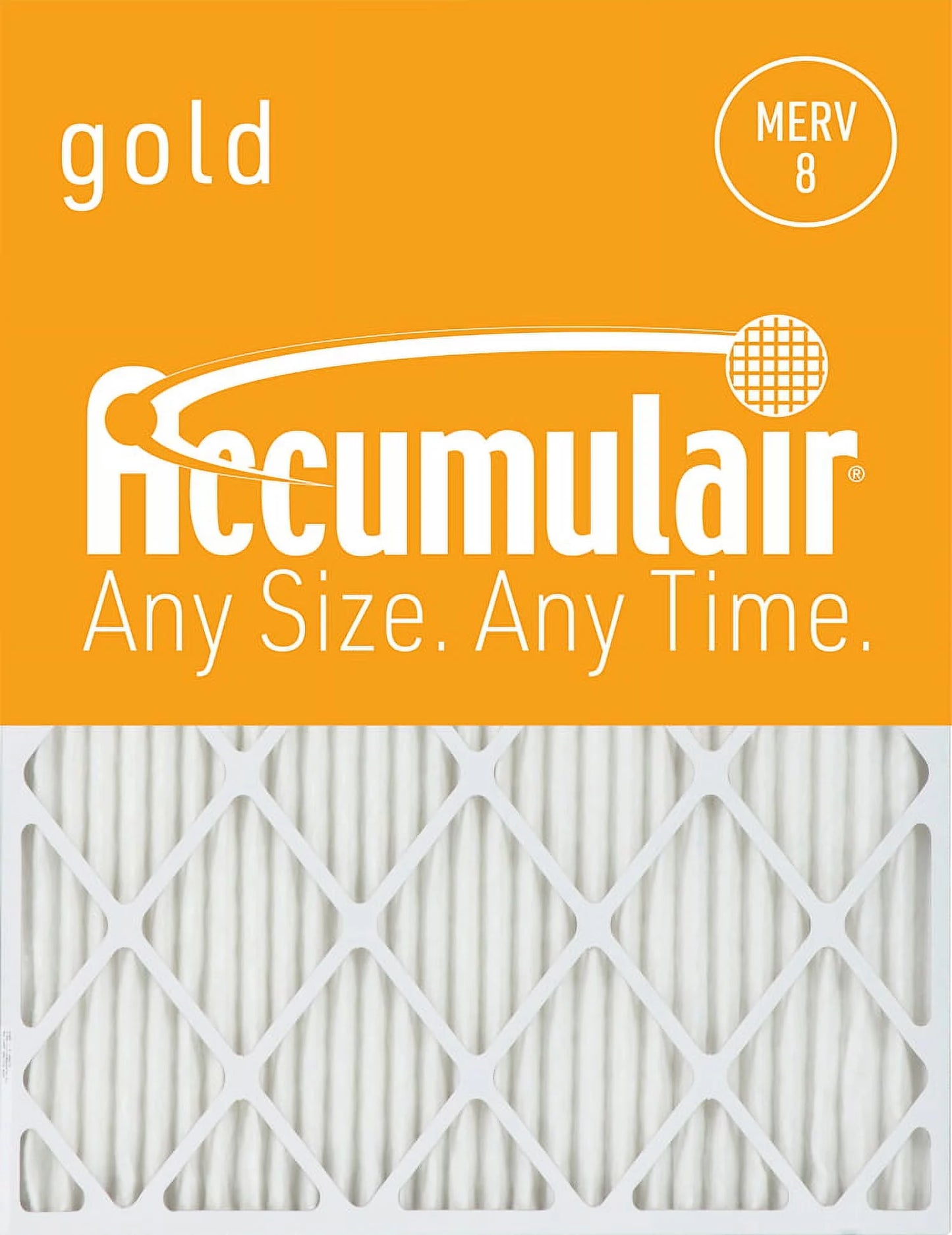 Accumulair Gold 20x20x2 MERV 8 Air Filter (4 Pack)