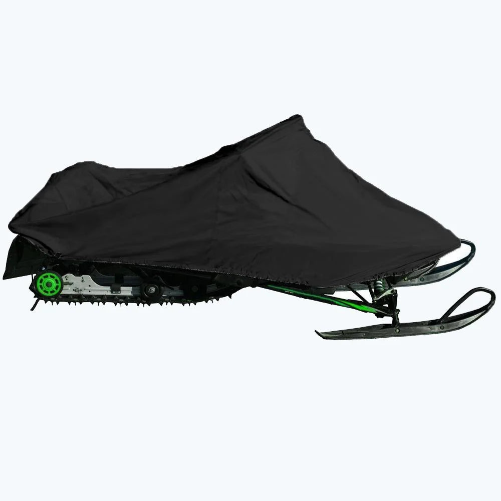 200 Denier Storage Snowmobile Cover Compatible for the 2013-2015 Ski Doo Bombardier Model GSX SE E-TEC 600 H.O. Snowmachine Sled. All Black.