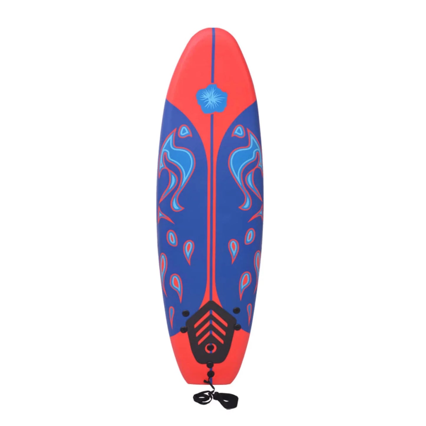 Anself Surfboard with Leash and Fins, Beach Surfing Board Kit for Beginners Youth and Adults 66.9 x 18.4 x 3.1 Inches (L x W x T)