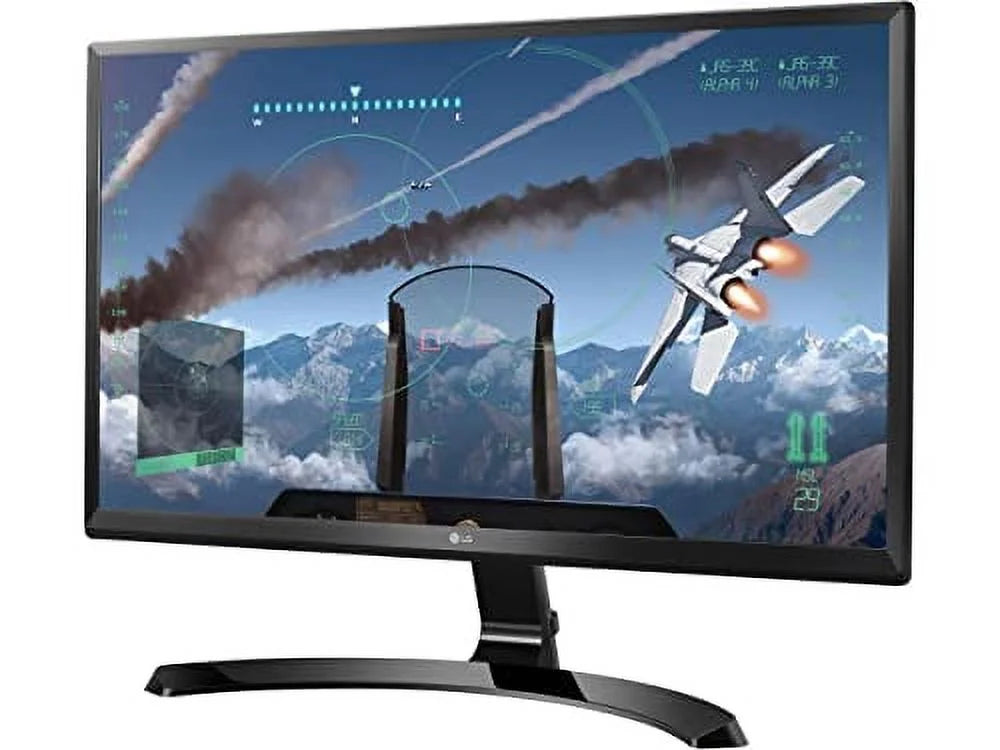 24UD58-B Monitor 24" 4K Ultrafine (3840 x 2160) IPS Display, FreeSync, Display Control, Display Split 2.0, Game Mode, Black Stabilizer - Black