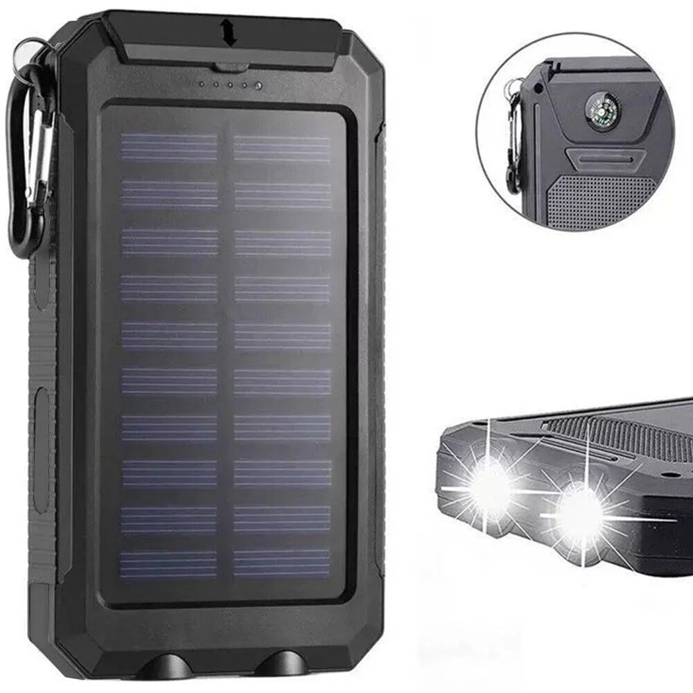 2023 Fluid Solar Power Bank 9000000mAh Portable External Battery Charger US