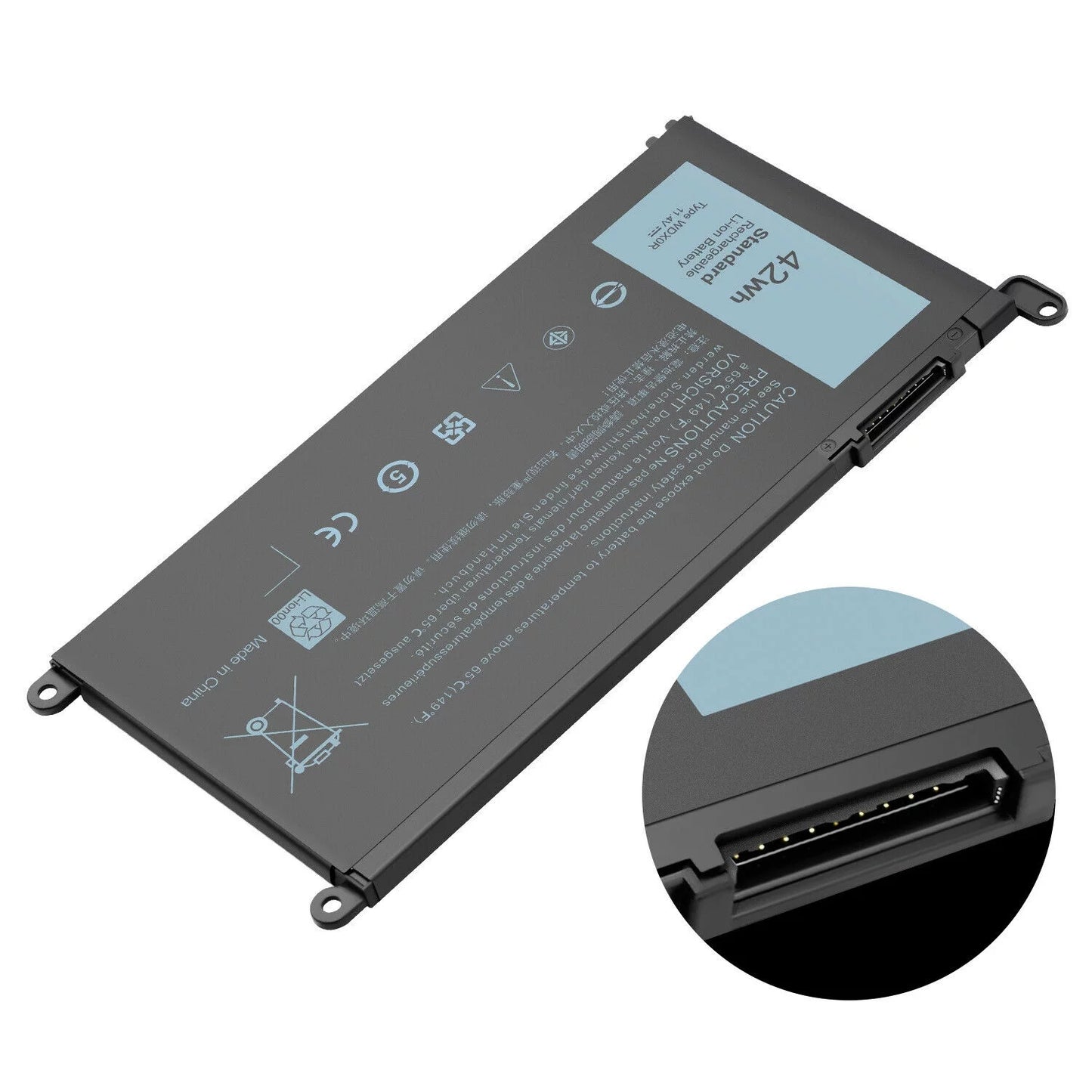 4Cell WDX0R Mobile pc Battery for Inspiron 13-5000 13-7000 15-5000 15-7000 NEW