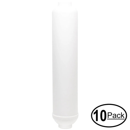 10-Pack Replacement for Liquid 101095 Inline Filter Cartridge - Universal 10-inch Cartridge for Fluid 5 stage portable ro di reverse osmosis System - Denali Pure Brand