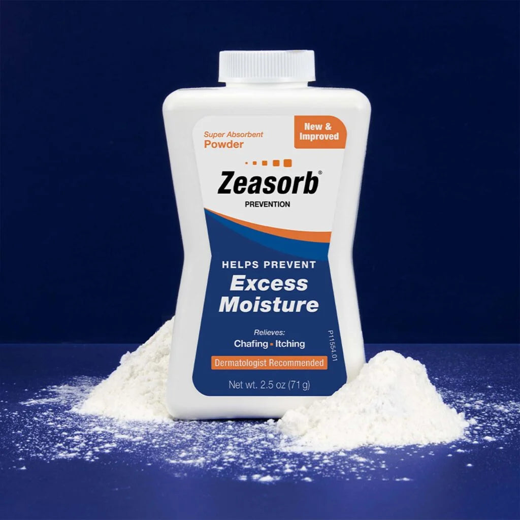 6 Pack - Zeasorb Prevention Super Absorbent Powder 2.5-Ounce Bottle Each