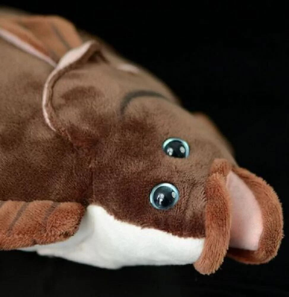 40cm Ocean Brown Flounder Fish Plush Toy Stuffed Sea Animal Soft Doll Kids Gift