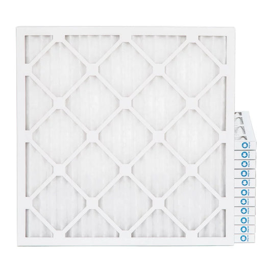 20x22x1 MERV 11 ( MPR 1000, FPR 7-8 ) Pleated 1" Air Filters for AC and Furnace. Case of 12. Exact Size: 19-1/2 x 21-3/4 x 3/4