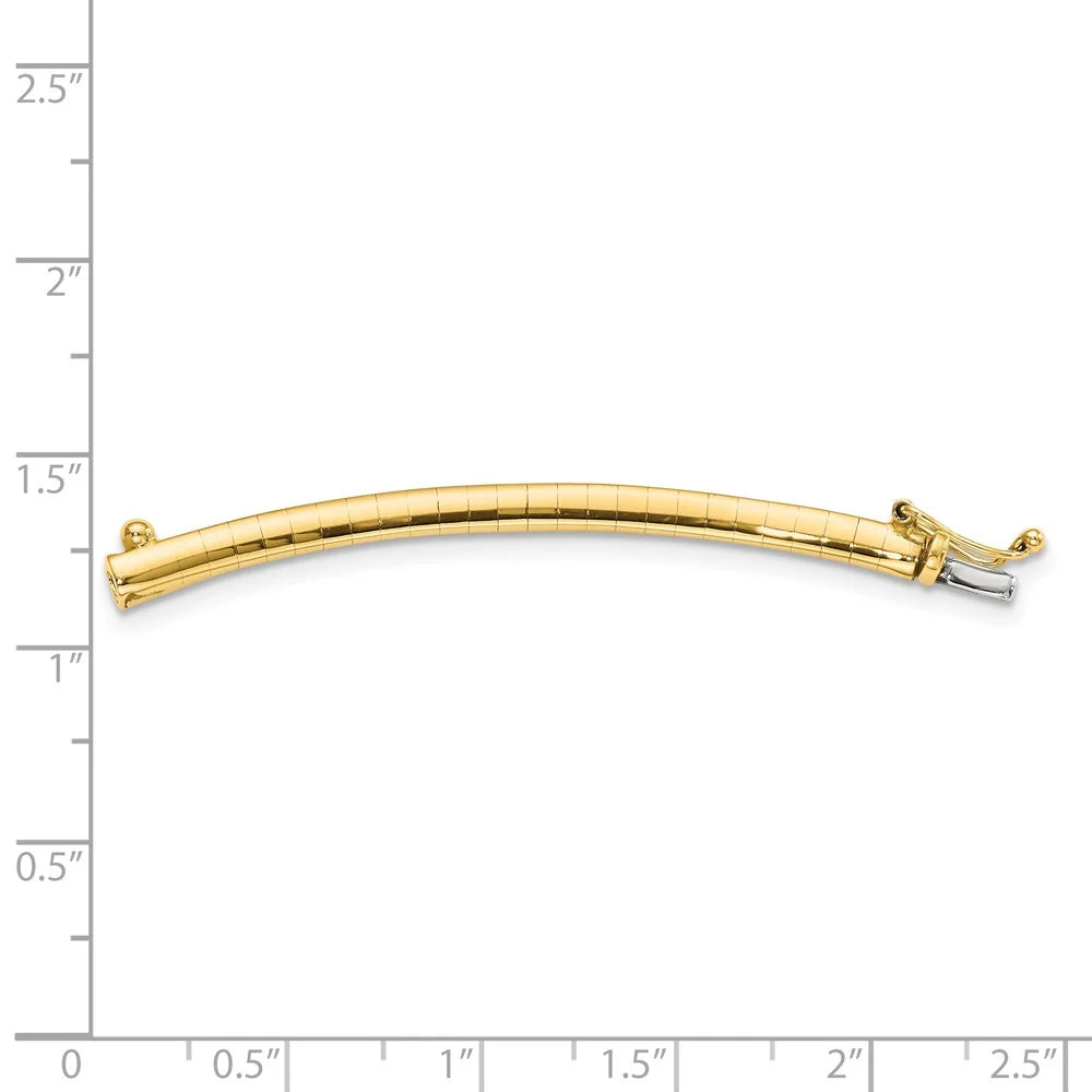 14k 3mm Lightweight Omega Extender for Necklace QODLX3