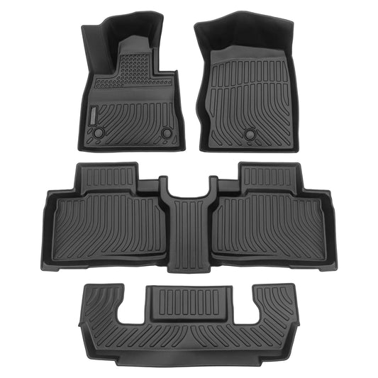 3D Floor Mats Liner Carpet Cargo For 2020-2023 Ford Explorer 6 Passenger ONLY