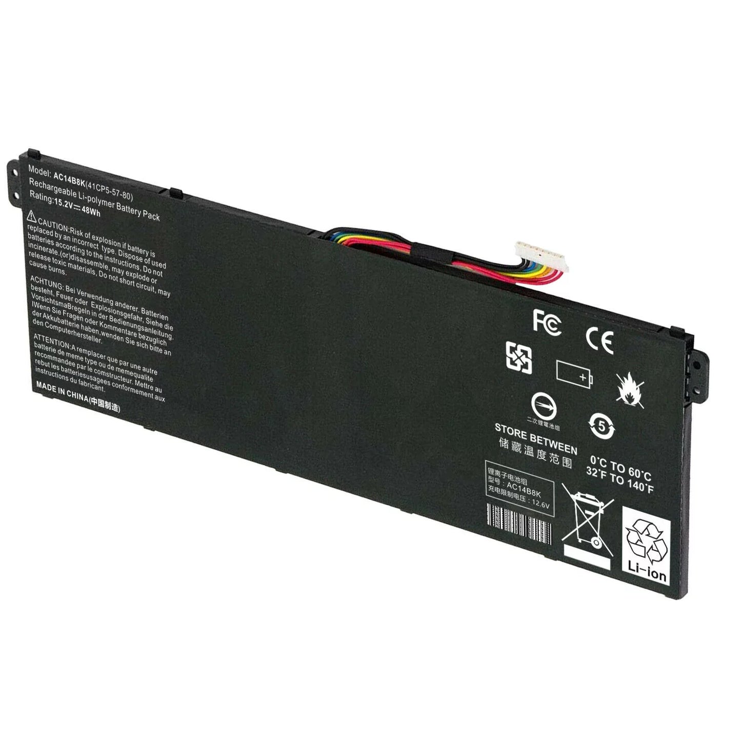 AC14B3K AC14B3K Battery for Chromebook CB3-531 CB5-571 CB3-111 C810 C910