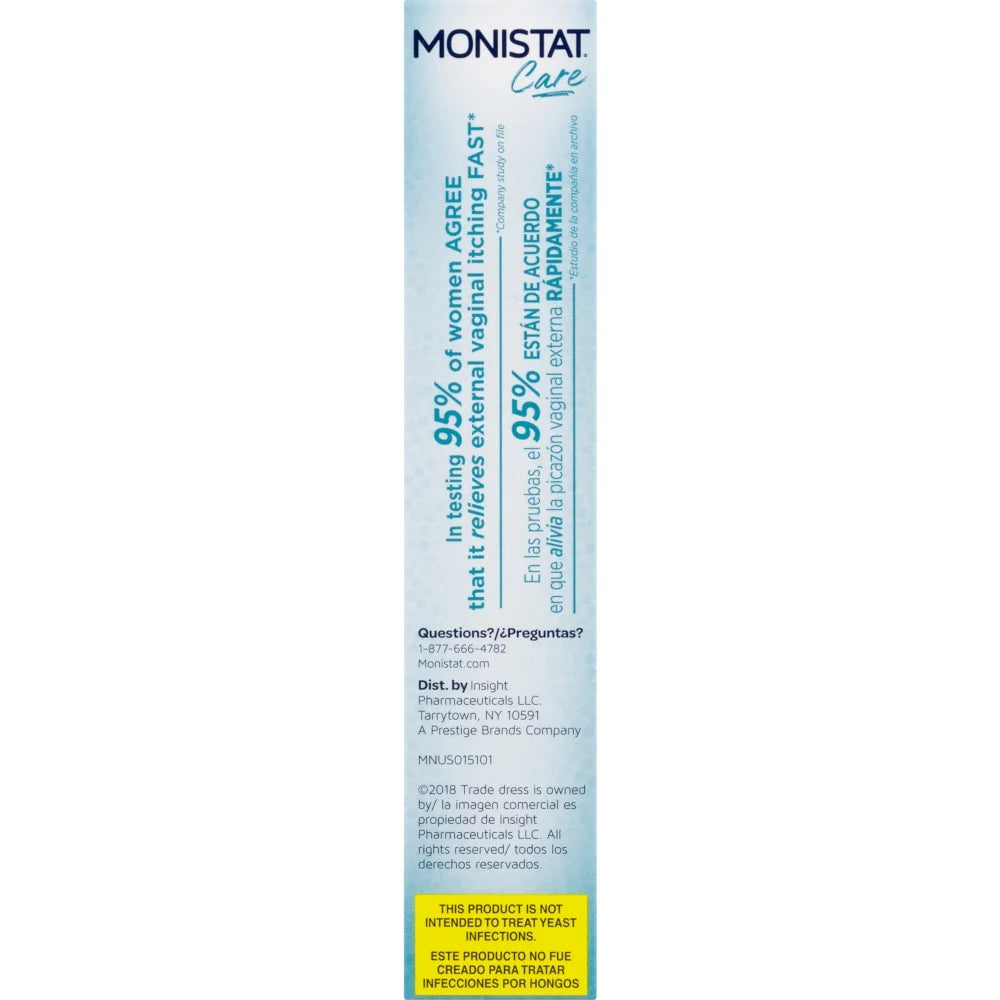 5 Pack Monistat Care Maximum Strength Instant Itch Relief Cream, 1 Ounce Each