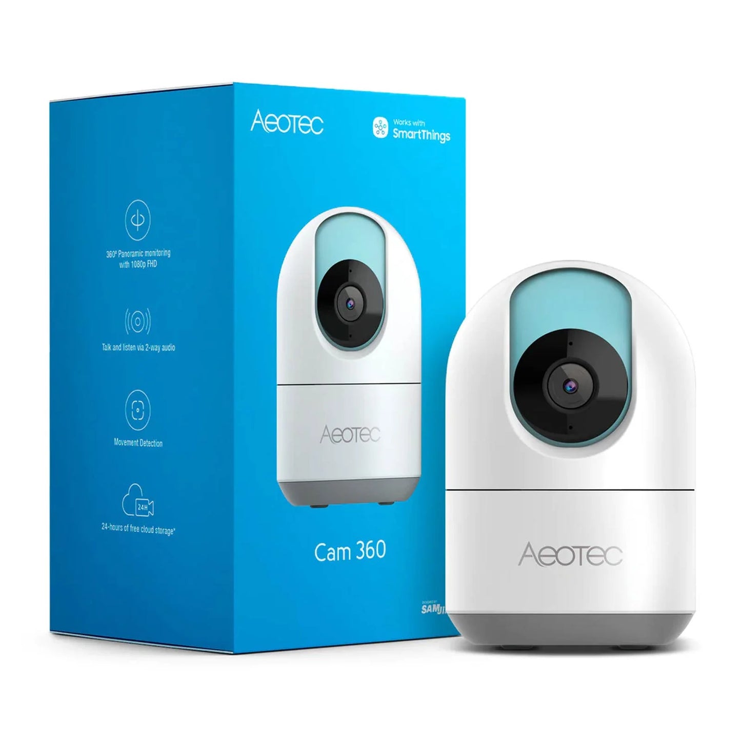 Aeotec GP-AEOCAMUS Cam 360 HD Wi-Fi Indoor Camera