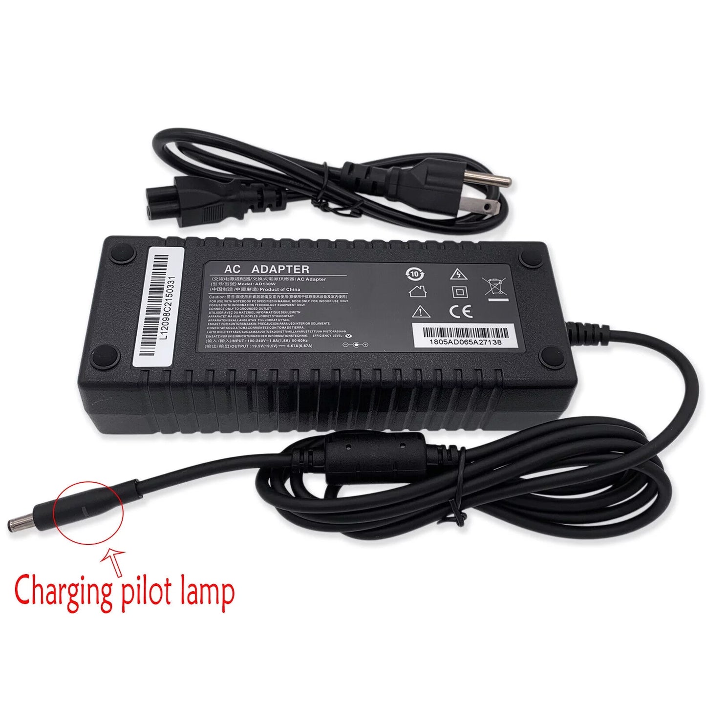 130W AC Adapter Charger For XPS 15 9530 9550 9560 9570 7590 06TTY6 Power