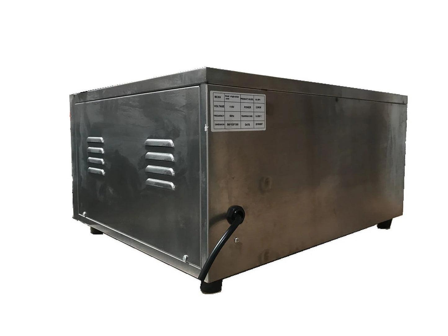 16 in. Electric Single Slate Commercial Oven, 2000W